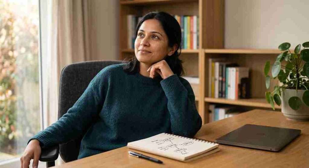 professional developing financial  growth mindset for sustainable wealth building