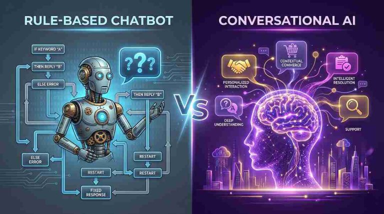 Conversational AI vs Chatbot: 5 Key Differences (2026 Guide)