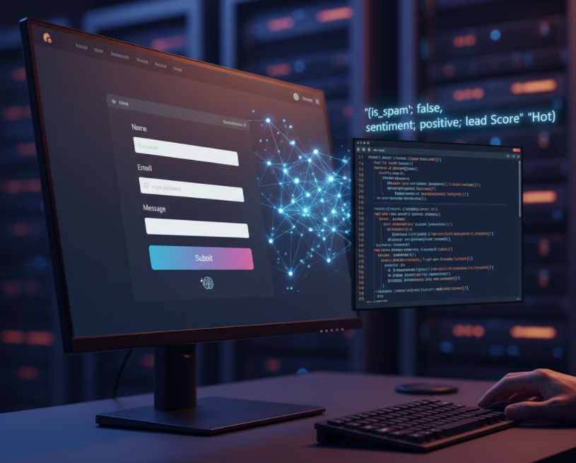 how to create ai powered web forms using python