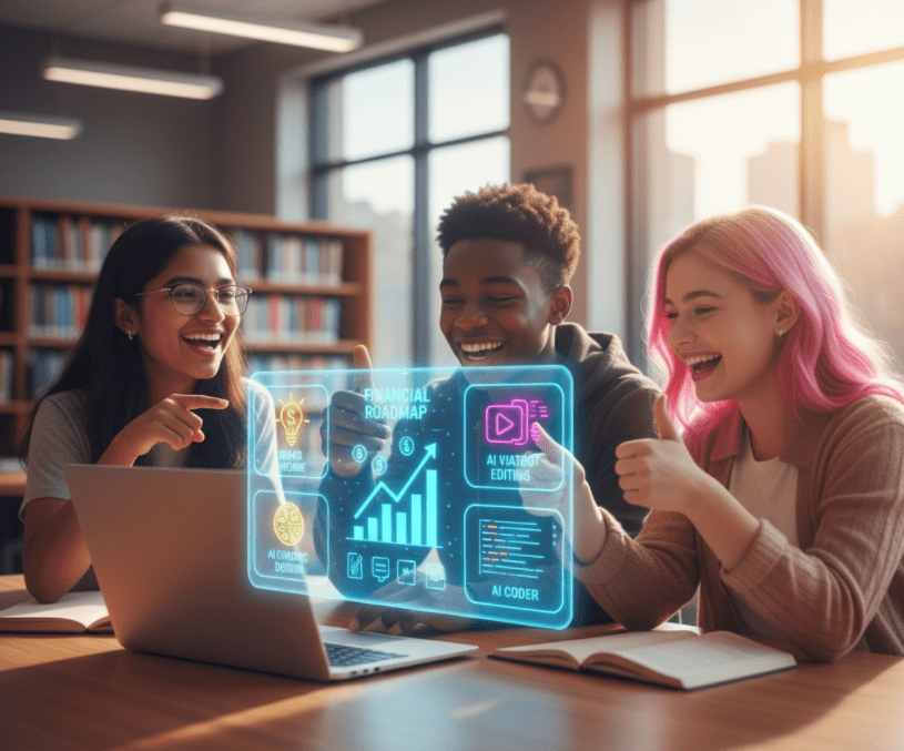 AI side hustles for high school students