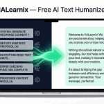 HALearnix Free AI Text Humanizer tool converting robotic AI content into natural human writing.