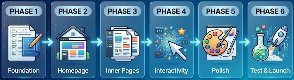 HALearnix six phase vibe coding process